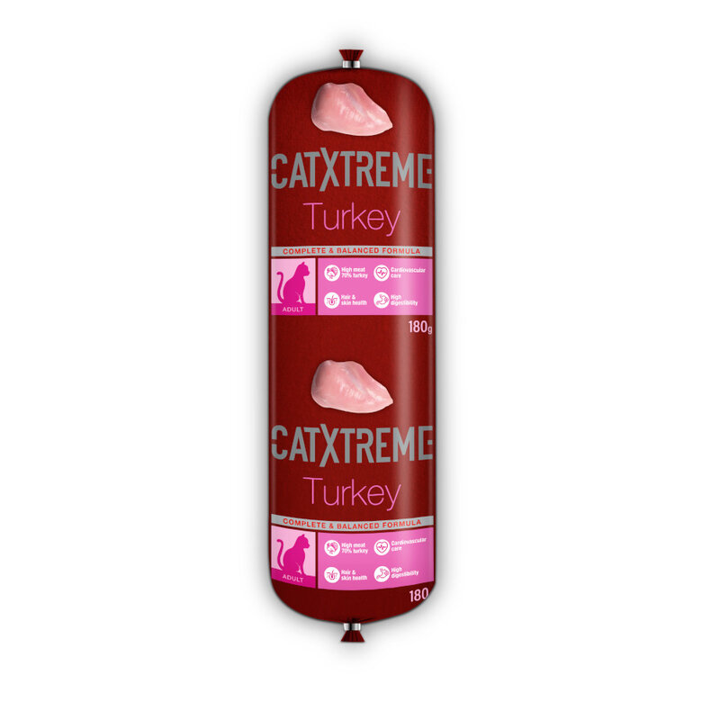 Catxtreme Salchicha Pavo y Guisantes para gatos, , large image number null